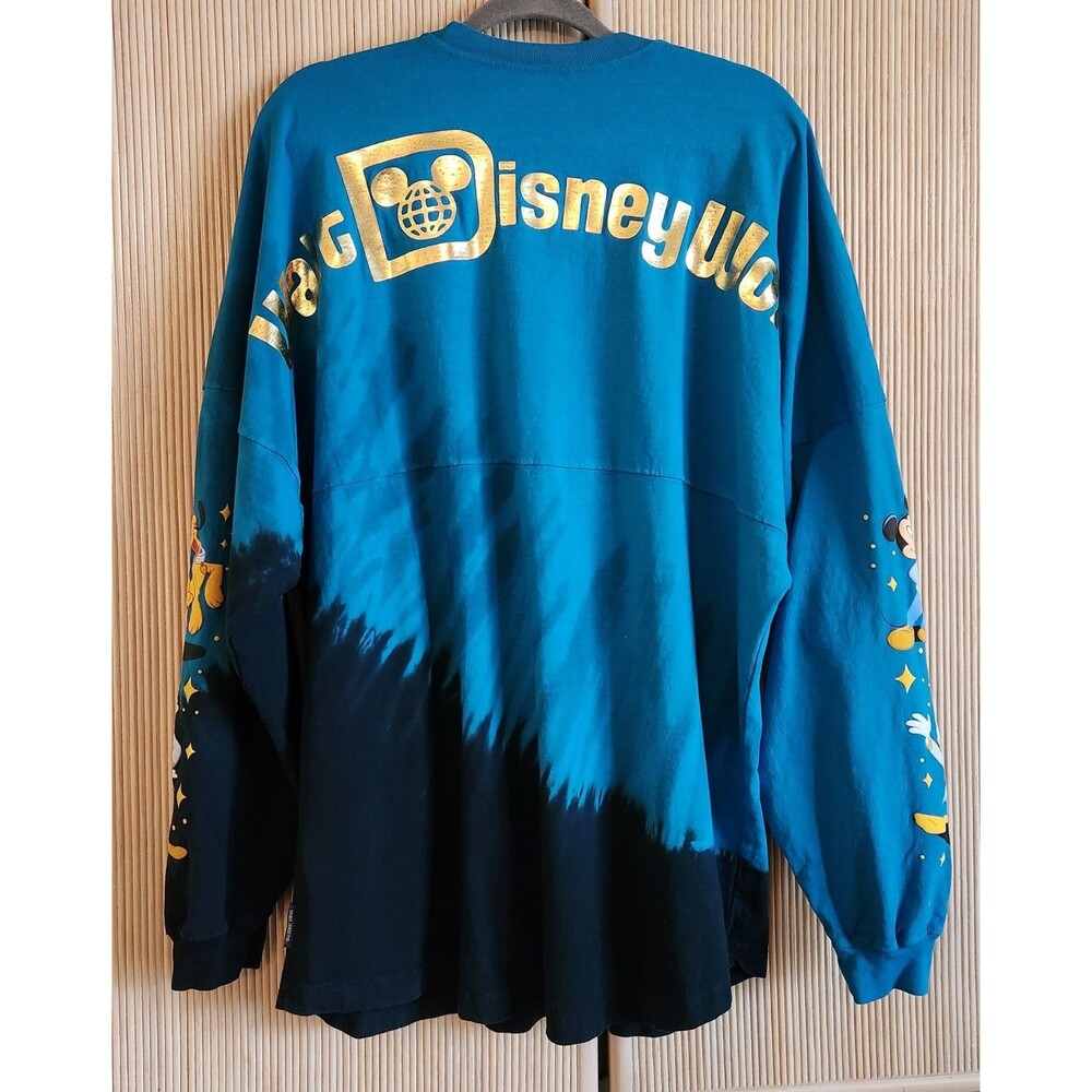 Walt Disney World 50th Anniversary Adult Large Blue Long Sleeve Spirit Jersey - Picture 2 of 9